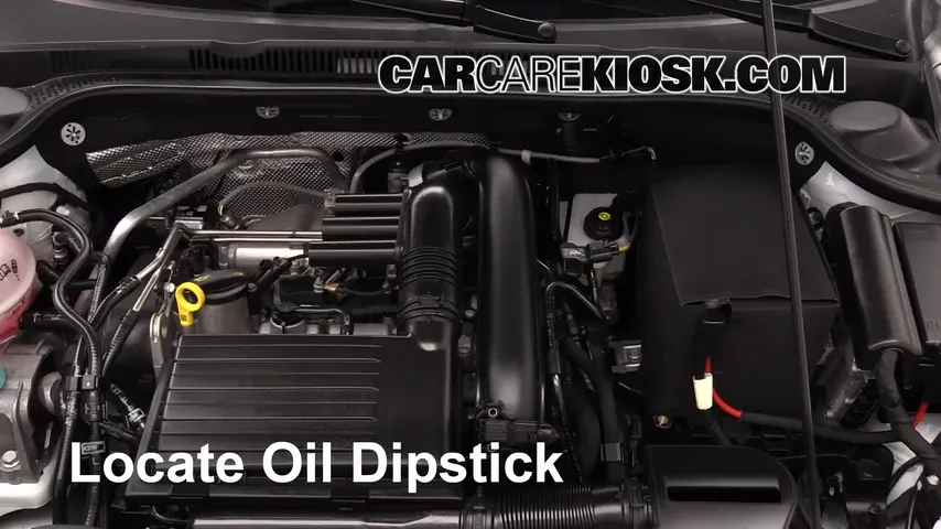 2017 Volkswagen Jetta S 1.4L 4 Cyl. Turbo Oil Check Oil Level